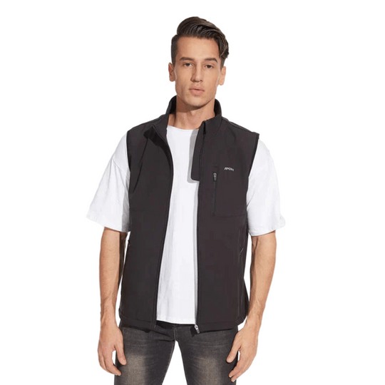 Heren Vest Lichtgewicht met Opstaande Kraag voor Casual en Formele Gelegenheden 0
