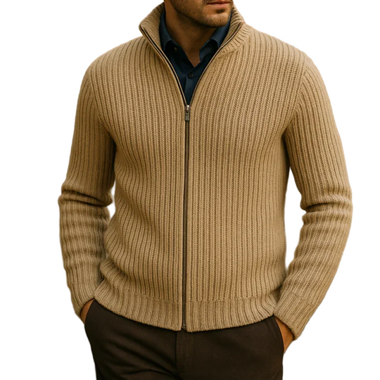 Heren Vest Met Rits Casual Stijl 0