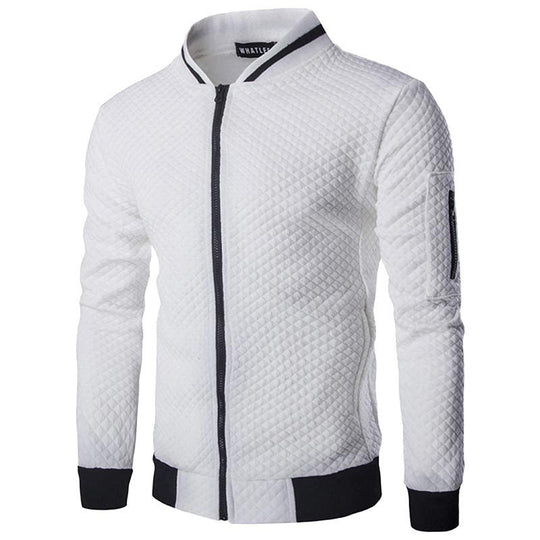 Heren Vest Met Rits Ruitpatroon Casual 1
