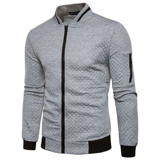Heren Vest Met Rits Ruitpatroon Casual 5