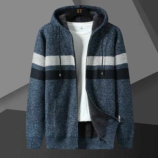 Heren Vest Met Rits en Capuchon Voor Comfortabele Casual Stijl 3