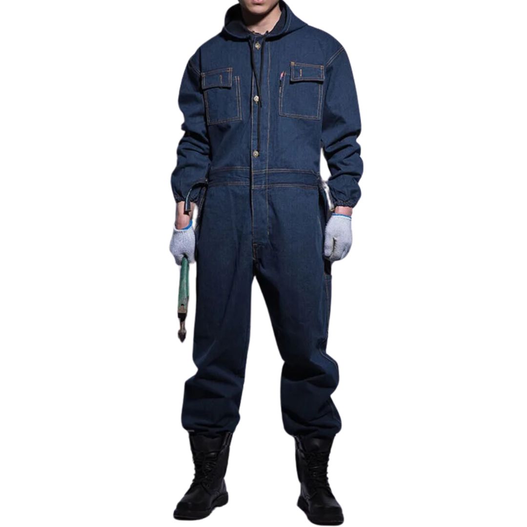 Heren Werkoveralls Spijkerstijl 0