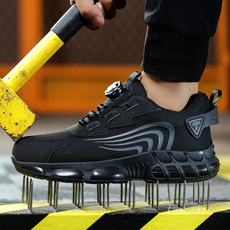 Heren Werkschoenen S3 Met Roterende Knop voor Comfort en Bescherming 1