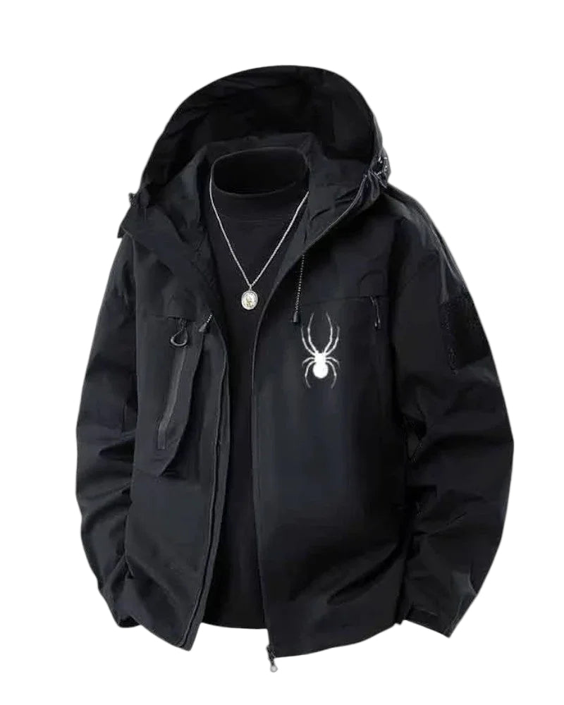 Heren Windjack Met Capuchon Modern Voor Casual en Actieve Dagen 0