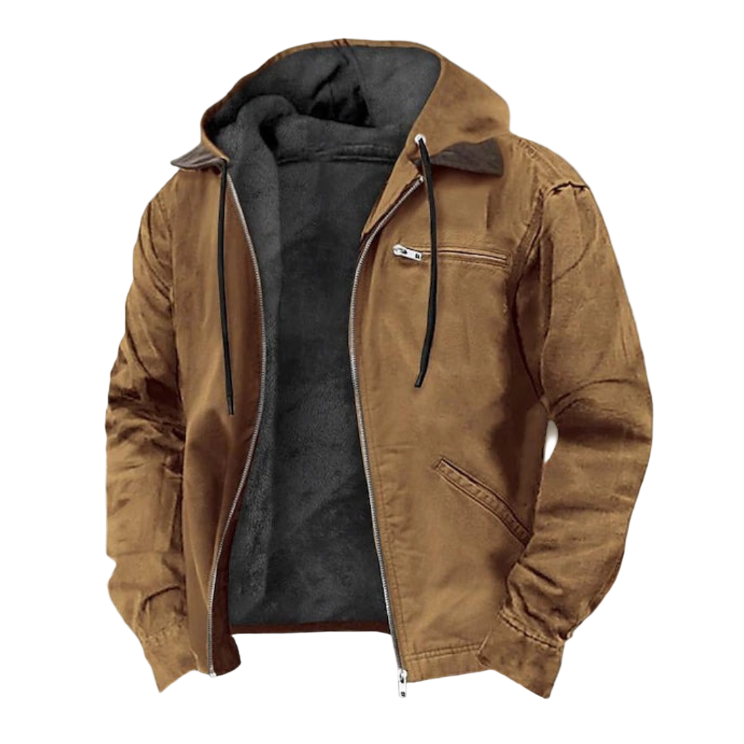 Heren Winterjacke Met Capuchon Moderne Stijl 0
