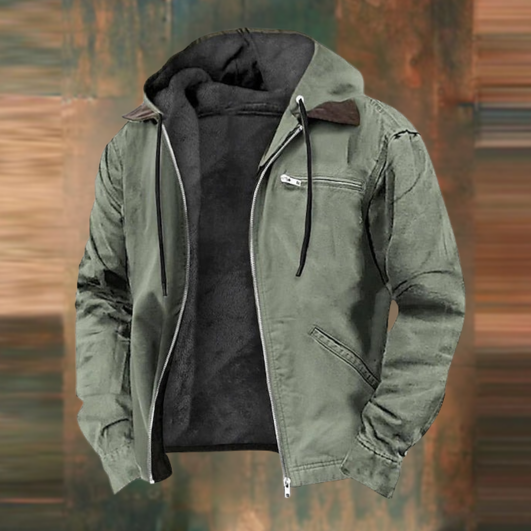 Heren Winterjacke Met Capuchon Moderne Stijl 7