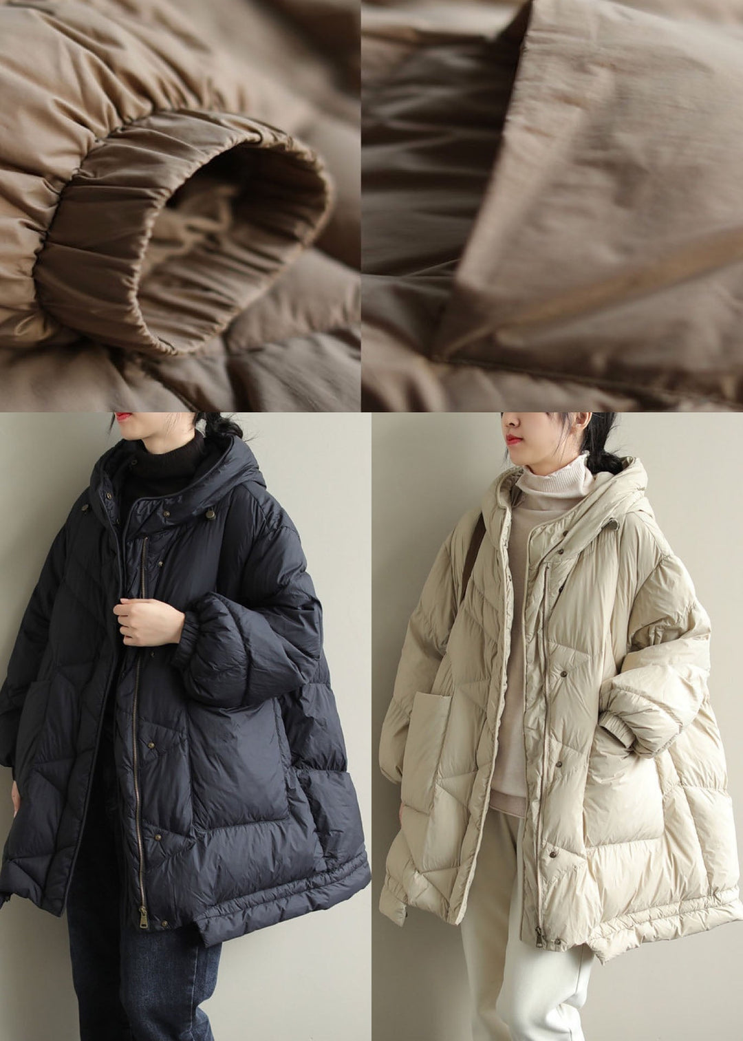 Heren Winterjas Met Capuchon Moderne Snit 4