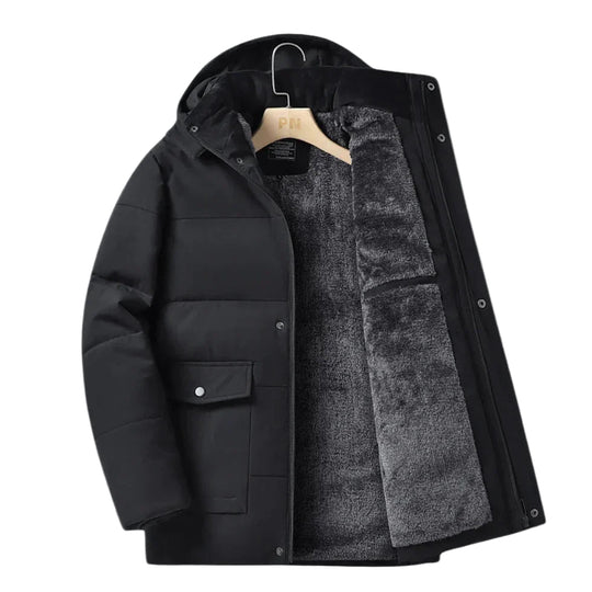 Heren Winterjas Waterdicht met Fleece Voering 0