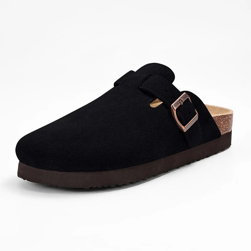 Heren en Dames Muilen met Kurken Inlegzool en Antislip Zolen 6