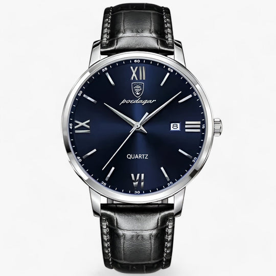 Herenhorloge met Leren Band en Quartz Uurwerk 4