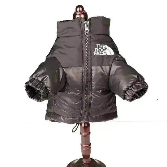 Hondenjas Winter Pufferstijl Met Rits En Trekkoord Voor Koude Dagen 6