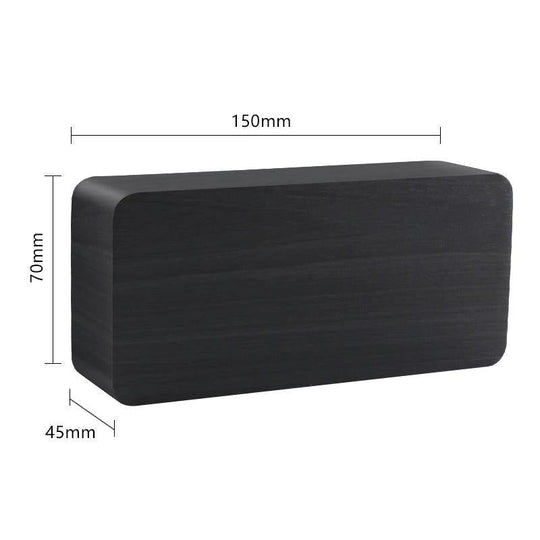 Houten Blok LED Wekker Stijlvol 7
