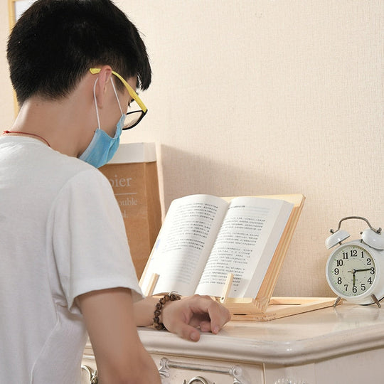 Houten Boekenhouder Multifunctioneel 3