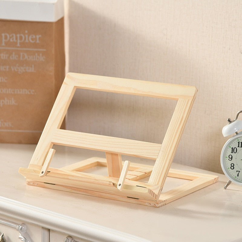 Houten Boekenhouder Multifunctioneel 4