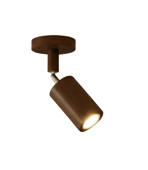 Houten LED Plafondlamp Minimalistisch Verstelbaar 0