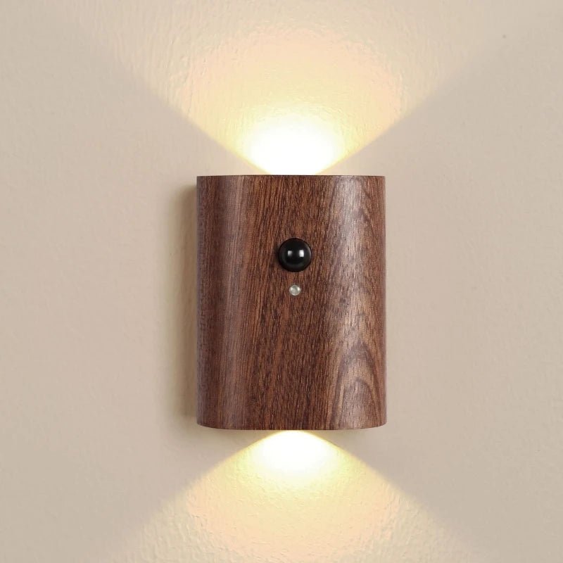 Houten Lamp met Bewegingssensor en Oplaadbare Batterij 8
