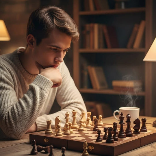 Houten Schaakspel Opvouwbaar met Massieve Schaakstukken voor Serieuze Spelers 2