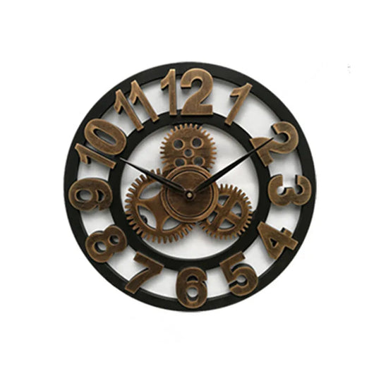 Industriële Wandklok Vintage Stijl 8