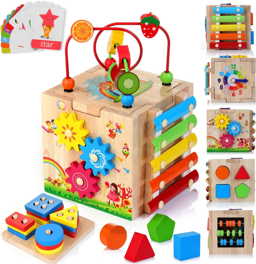 Interactieve Montessorikubus voor Peuters 8-in-1 2