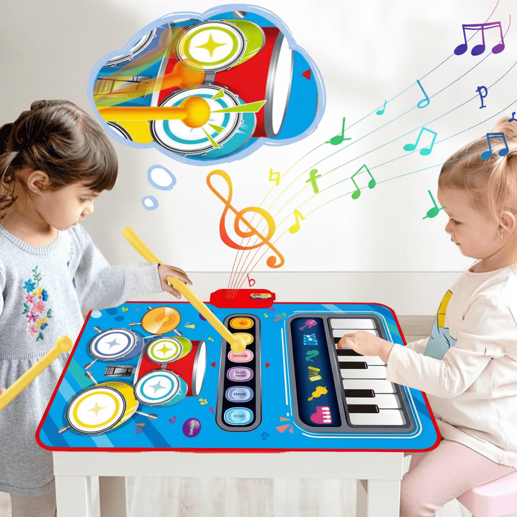 Interactieve Muziekmat Voor Kinderen Met Vijf Instrumenten 4