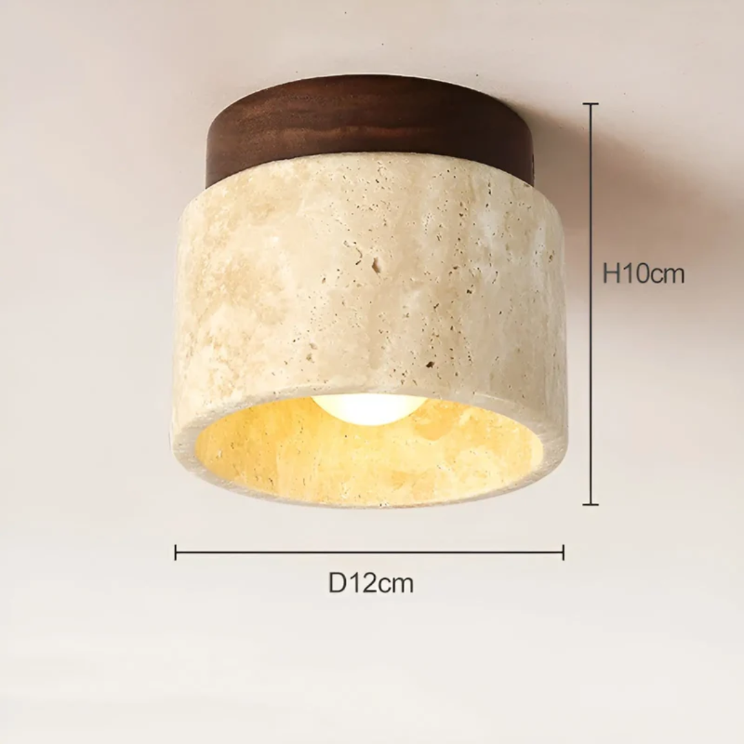 Japanse Plafondlamp Met Rustieke Charmante Stijl 0