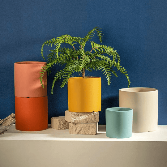Keramische Bloempot met Schotel voor Planten 3