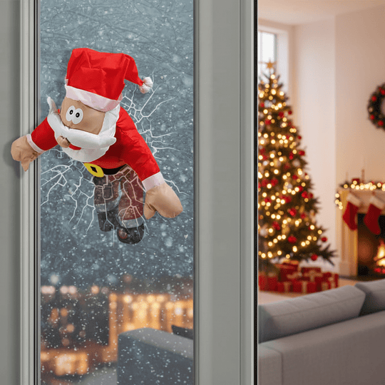 Kerstdecoratie Geluidsgeactiveerde Kerstraamscène met Beweging en Licht 0