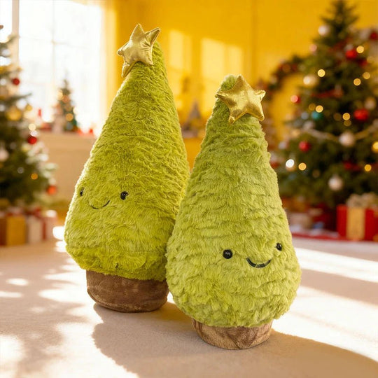 Kerstdecoratie Pluche Kerstboombeeldje voor Gezellige Sfeer 5
