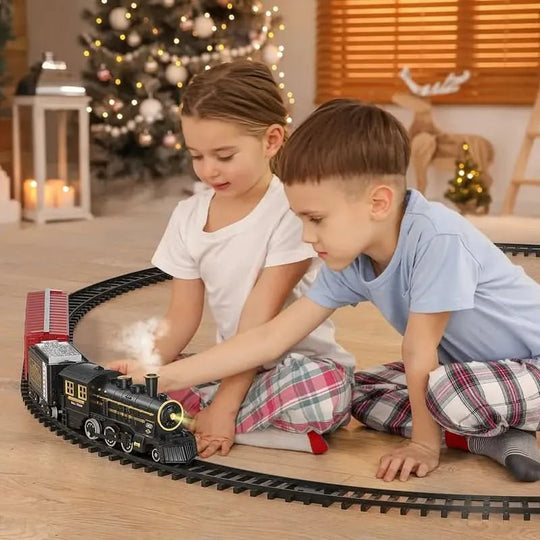 Kersttreinset Elektrisch met Flexibele Rails 2