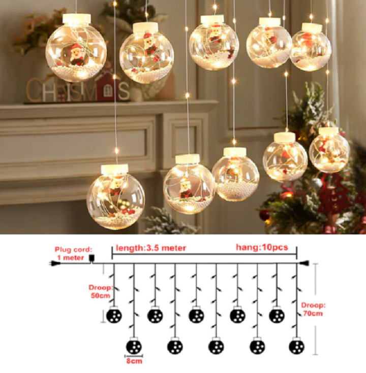 Kerstverlichting Ballen met Afstandsbediening 0