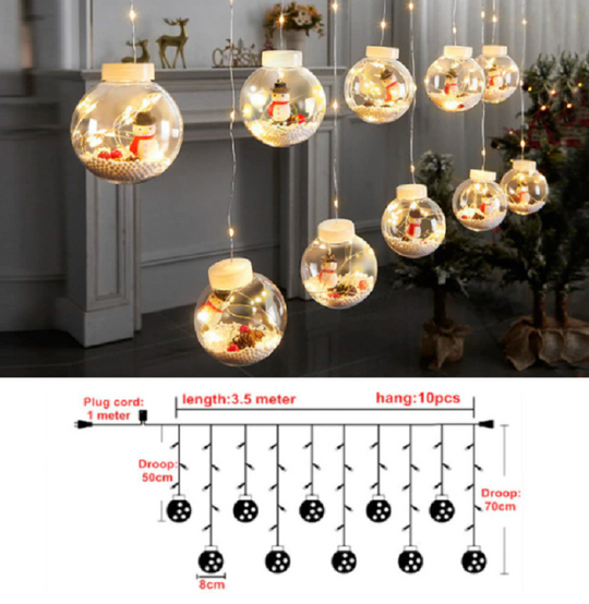 Kerstverlichting Ballen met Afstandsbediening 1