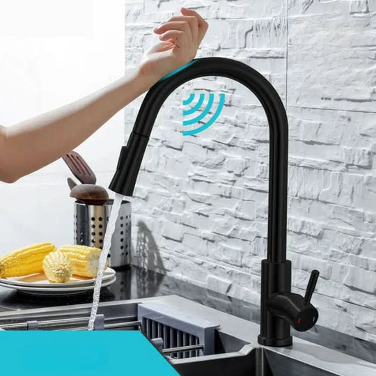 Keukenkraan met Sensor en Uittrekbare Uitloop voor Moderne Keuken 0