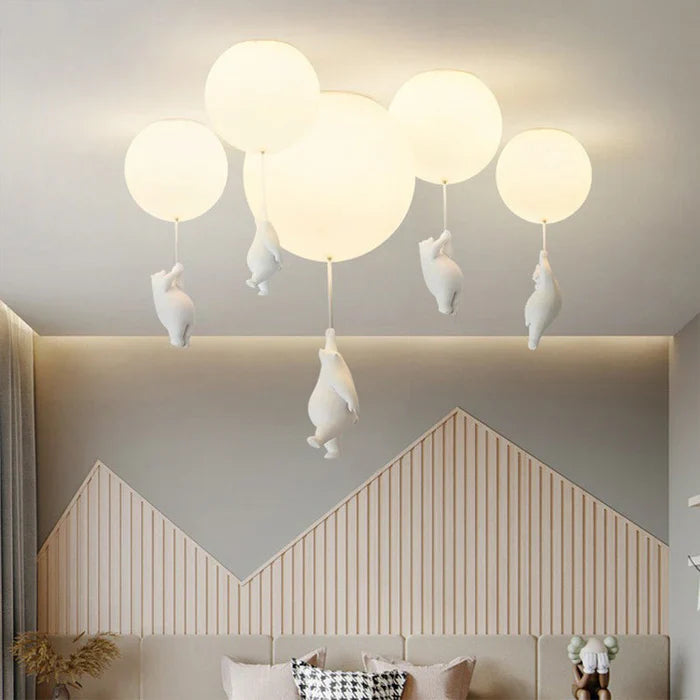 Kinder Plafondlamp Beer en Ballon 4