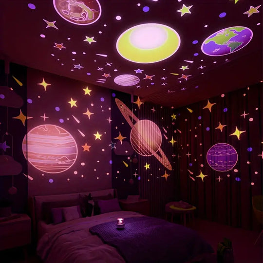 Kinder Sterrenhemel Projector Met Afstandsbediening en Muziekopties 1