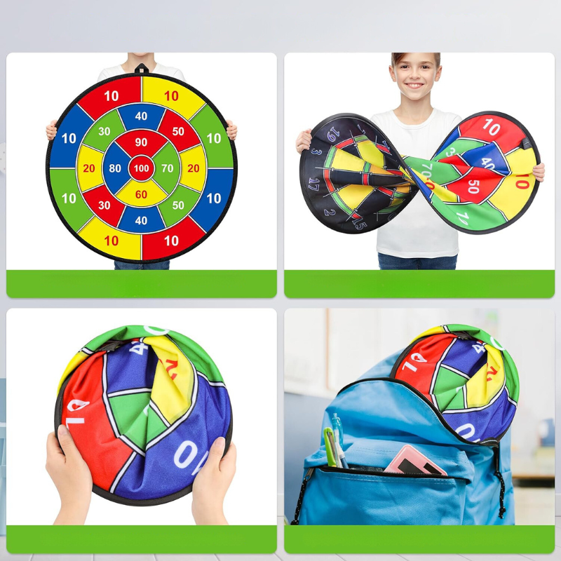 Kinderdartbord Dubbelzijdig Voor Binnen en Buiten 3