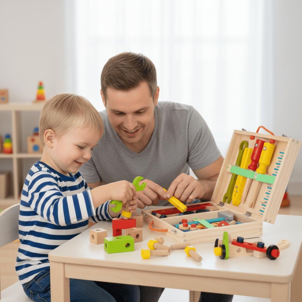 Kinderen Gereedschapskoffer Bouwvaardigheden Speelset 2