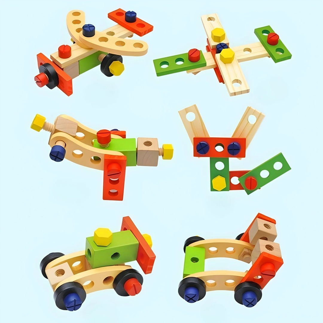 Kinderen Gereedschapskoffer Bouwvaardigheden Speelset 3