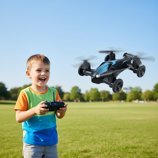 Kinderen's 2-in-1 Voertuig en Drone Avontuur 1