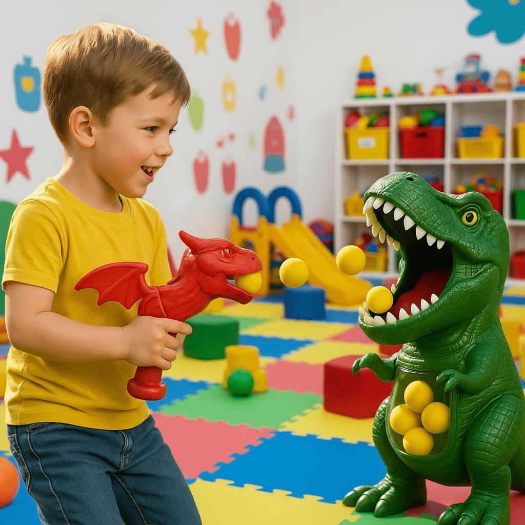 Kinderen's Schietspel Dinosaurus Thema 2