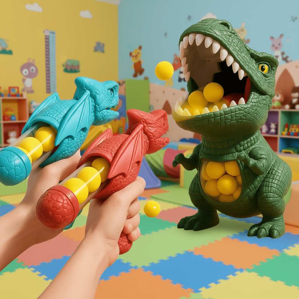 Kinderen's Schietspel Dinosaurus Thema 4