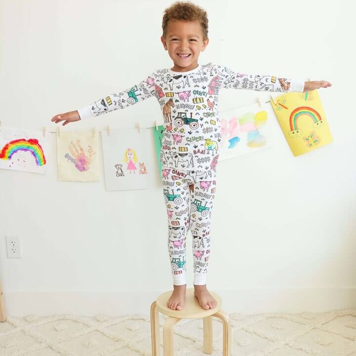 Kinderpyjama Creatief Ontwerp voor Avontuurlijke Dromen 3