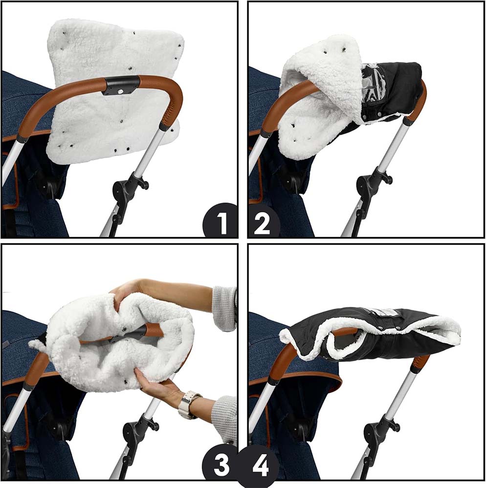 Kinderwagenhandschoenen voor Warmte en Bescherming 1
