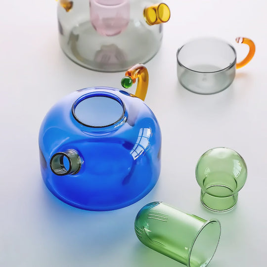 Kleurrijke Theeservies Set Modern 1