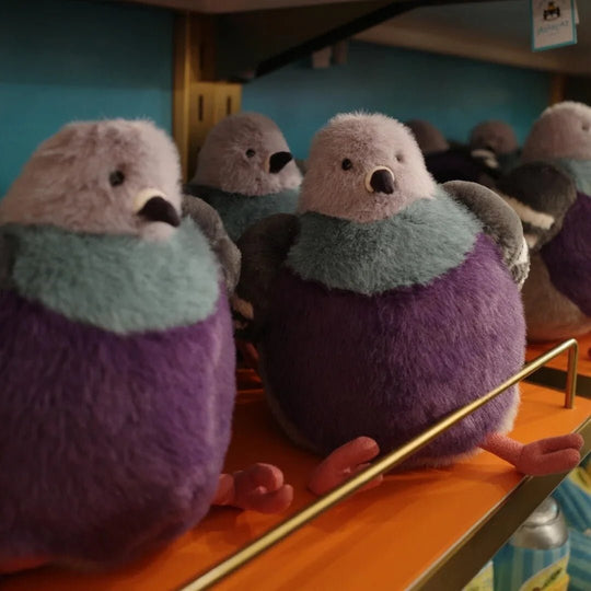 Knuffel Duif Pluizig voor Kinderen 3