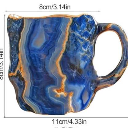 Koffiekopjes van Mineraal Kristal voor Stijlvolle Drinkervaring 7