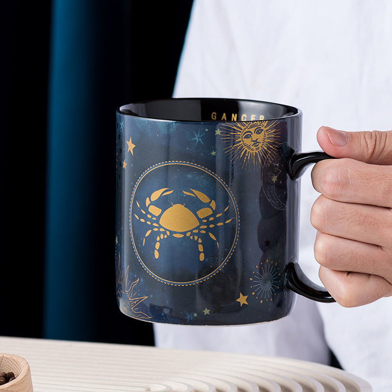 Koffiemok met Sterrenbeeld Ontwerp Warmtegevoelig Decoratief Geschenk 2