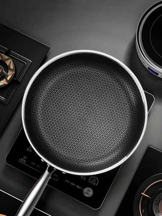 Kookpan Inductie met Honingraatstructuur voor Professioneel Koken 0