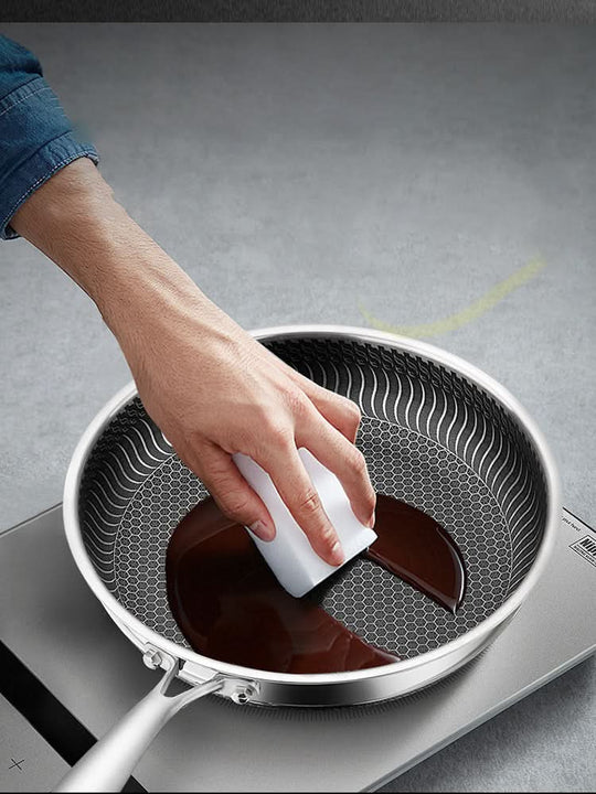 Kookpan Inductie met Honingraatstructuur voor Professioneel Koken 5