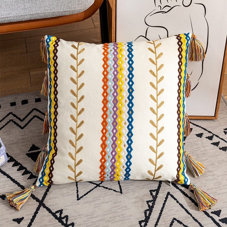 Kussensloop 40x60 Boho-Textuur met Franjes voor Decoratieve Interieurs 6