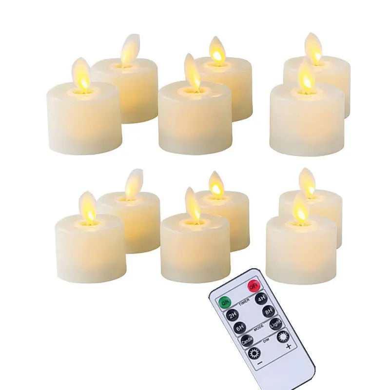 LED Theelicht Kaars met Bewegende Vlam voor Woondecoratie 6